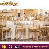 Chiavari Rose Gold Aluminium Chair / Rose Gold Metal Chair Quality Choice