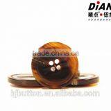 2016 Man Suit Buttons Coffee Buttons for Suit 4 Holes Coffee Horn Buttons thumbnail-3