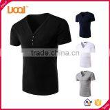 2016 New Fashion Men Slim Fit Cotton V-Neck Short Sleeve Casual T-Shirt Tops thumbnail-3