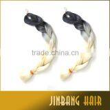 1B/Blonde Two Tone Ombre Braiding Hair Large Stock 100gram Ultra Braid Hair Extension thumbnail-3