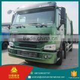 4600 Wheelbase howo 290HP container garbage truck 8m3 / 4*2 garbage truck