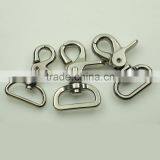 High Quality Eco-friendly 25mm Zinc Alloy Metal d Ring Snap Hook for Bag Belt thumbnail-3
