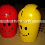 BT011 Desktop Round Plastic pp Mini Trash Can thumbnail-3