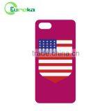 New Arrival World Cup Design Water Transfer Print Flag Mobile Phone Covers for IPhone 5