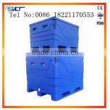 Insulated ice fish case Large ice fish box multifunction fish totes stack fish tub