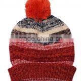 New Arrival Cheap 100% Acrylic Red Beanie Hat Cap thumbnail-2