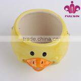 Unique Ceramic Decoractive Bucket With Duck Design