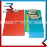 A4 A5 Size Poly PP Hard Plastic Metal Clip Writing Board