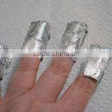Embossed Pre-cut Nail Foil With Cotton for Remove Glitter Nail Polish thumbnail-1