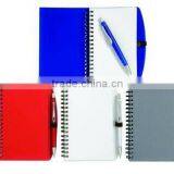 Portable Aluminum Note Pad With Pen Holder & Customized Logo