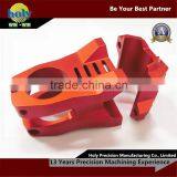Cnc Machining Aluminium Parts Bike Stem Assembly Case With Glossy Red Anodized Cnc Service thumbnail-2