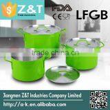 Colorful New Item Hot Sale Satin Cooking Pots for Sale Camping Pot Set Cooking Sets thumbnail-2
