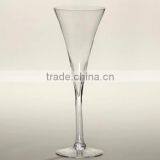 Wholesale clear glass vase/big martini glass vase for home decoration