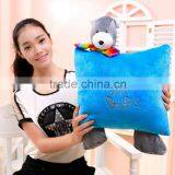 Creative Lovely Cartoon BUBU Bear Multi-color 35x50cm Plush Toy Head Pillow Cushion