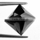 Princess Brilliant Fancy Shape Natural Black Loose Diamond Indian Manufacturer