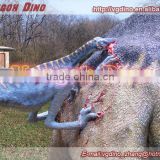 fiberglass carved dinosaur crafts for shopping mall dinosaur park T-Rex exhibition