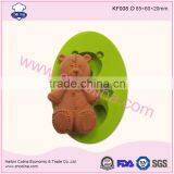 Lovely teddy bear shape fondant tools silicone mold