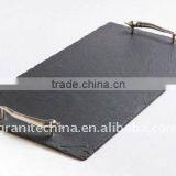 Slate Dinner Plate With Handle