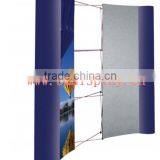 Spring Pop up Wall Display Stand, 3*3 and 3*4 Curve or Straight Pop up Stand