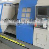 CNC(A) Series Two Spindle Single Turret CNC Turning Center CNC150/250/350/450/550A Cnc Slant Bed Lathe thumbnail-1