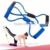 8 Shaped Training Resistance Bands Rope Tube Workout Exercise for Yoga Fashion Body Fitness Equipment Tool