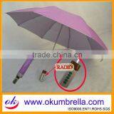 Hot Fashion Style Three Folding Radio Umbrella Made in China OKUMBRELLA thumbnail-1