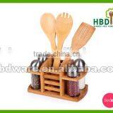 2016 Best Selling Premium Custom Made Glass Bottle Spice Rack Set,salt and Pepper Shakers thumbnail-5