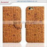 Folio Opening Design Wholesales Cellphone Leather Case for Huawei 3C/G740 P7 G730 G610 G630 thumbnail-6