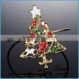 Merry Christmas Party Gift Charms Gold Christmas Tree Bracelets Bangle thumbnail-3