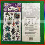 Embossed PVC Stickers Cartoon Figure Stickers With Silver Range thumbnail-3