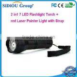 2 In1 7 LED Flashlight Torch thumbnail-1