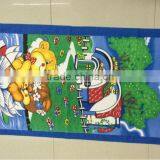 100% Cotton Custom Promotional Velour Reactive Printed Beach Towel