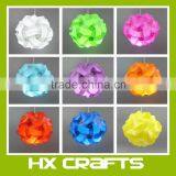 30pcs S M L Jigsaw Light Lamp Shade Elements Modern IQ Puzzle Ceiling Lampshade thumbnail-1