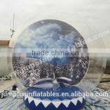 Transparent PVC Inflatable Snow Balloon/Inflatable PVC Globe for Advertising Show
