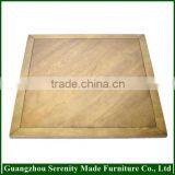 2016 Factory Custom Made Furniture Inlay Solid Wood Dining Table Top for Sale