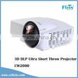 3500 ANSI Lumens WGA Resolution Blue DLP 3D Ultra Short Throw Projector