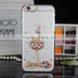 New Luxury 3D Bling Rhinestone pc Hard Phone Back Cover Case for Iphone 6s thumbnail-4
