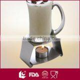 Drinking glass cup warmer for hot beverages