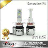 12000lm High Lumen Auto Led Bulb H1 H3 H4 H7 H11 9005 9006 LED Headlight Kit for Car Auto Motorcycle 4x4 Truck Vehicles thumbnail-3