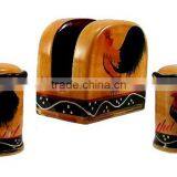 Personalized Handmade Color Glazed Decorative Ceramic ROOSTER TABLE NAPKIN HOLDER thumbnail-1