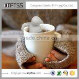 Silicone Mr.Tea Infuser Loose Tea Leaf Strainer Herbal Spice Filter Diffuser thumbnail-1