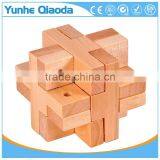 Intelligent Wooden Unlock Toy Kongming Lock Puzzle for Adult