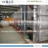 Popular waste tyre continuous pyrolysis plant recycling waste tyre to oil