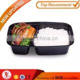 New Arrival Takeaway Plastic Fast Food Disposable Compartment Lunch Box thumbnail-1