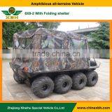 XBH 8X8-2 Standard Vehicle With Folding Shelter 800cc 8 Wheel 4 Stroke Rain Proof go Any Where ATV thumbnail-1