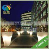 Big Tall Solar Light Garden Planters Flower Pot Plant Pots Home Finishes Interior Decor Gardening Decor thumbnail-5