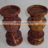 NATURAL COLOR ONYX CANDLE HOLDERS STANDS thumbnail-6