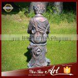 High Quality Customized Bronze Boy Reading Statue thumbnail-3