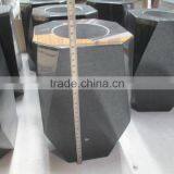 Vase for Tombstone Price Black Chinese Granite Vase for Cemetery Polished Vase and Chinese Glass Vase thumbnail-3