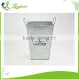 Large Galvanized Metal Flower Vase for Centerpieces thumbnail-2